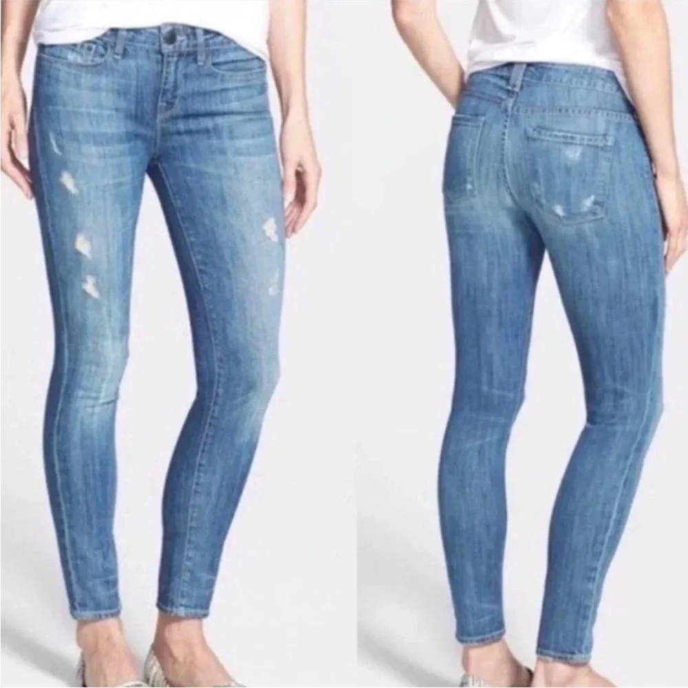 Vince Dylan Skinny Jeans in Wrecked